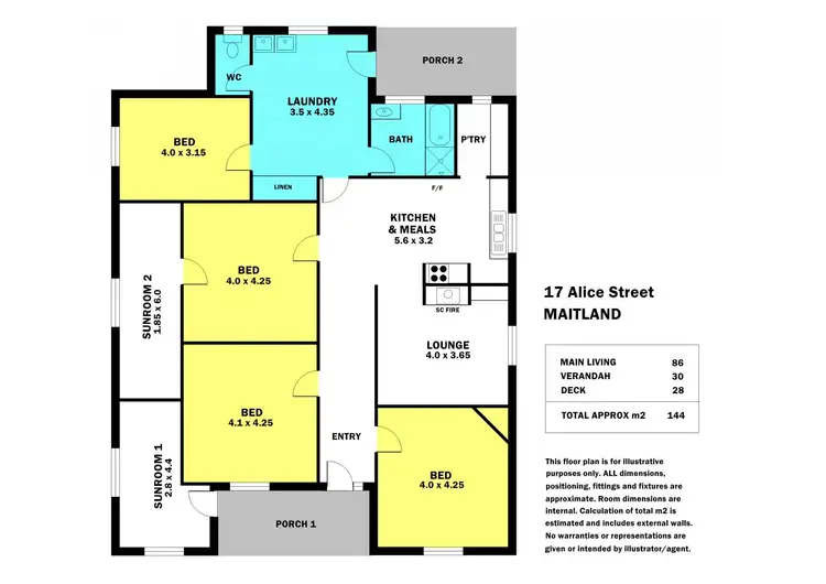 Floorplan of Homely house listing, 17 Alice Street, Maitland SA 5573