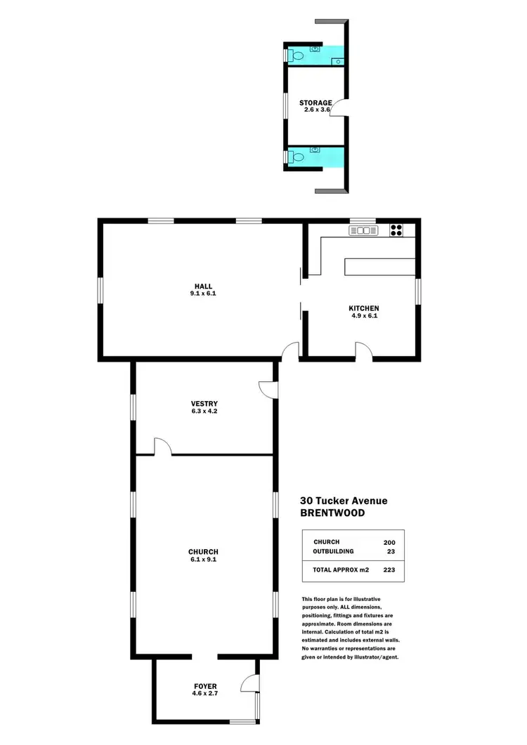 Floorplan of Homely house listing, 30 Tucker Avenue, Brentwood SA 5575