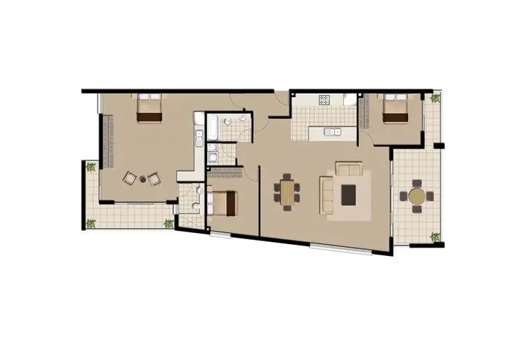 Floorplan of Homely unit listing, 10/1-3 Sydney Street, Redcliffe QLD 4020