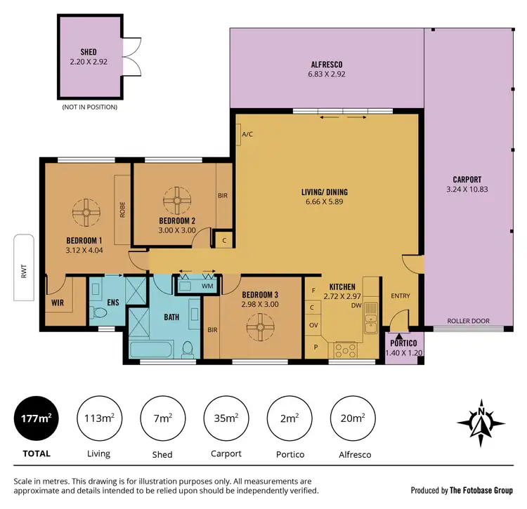 Floorplan of Homely house listing, 22a Wingfield Street, Clovelly Park SA 5042