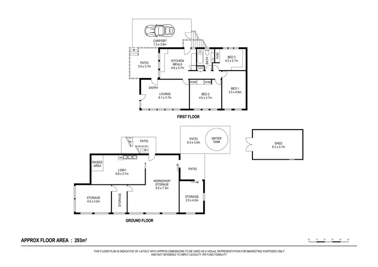 Floorplan of Homely house listing, 23 Croker Street, Aspley QLD 4034