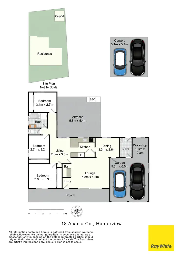 Floorplan of Homely house listing, 18 Acacia Circuit, Singleton NSW 2330