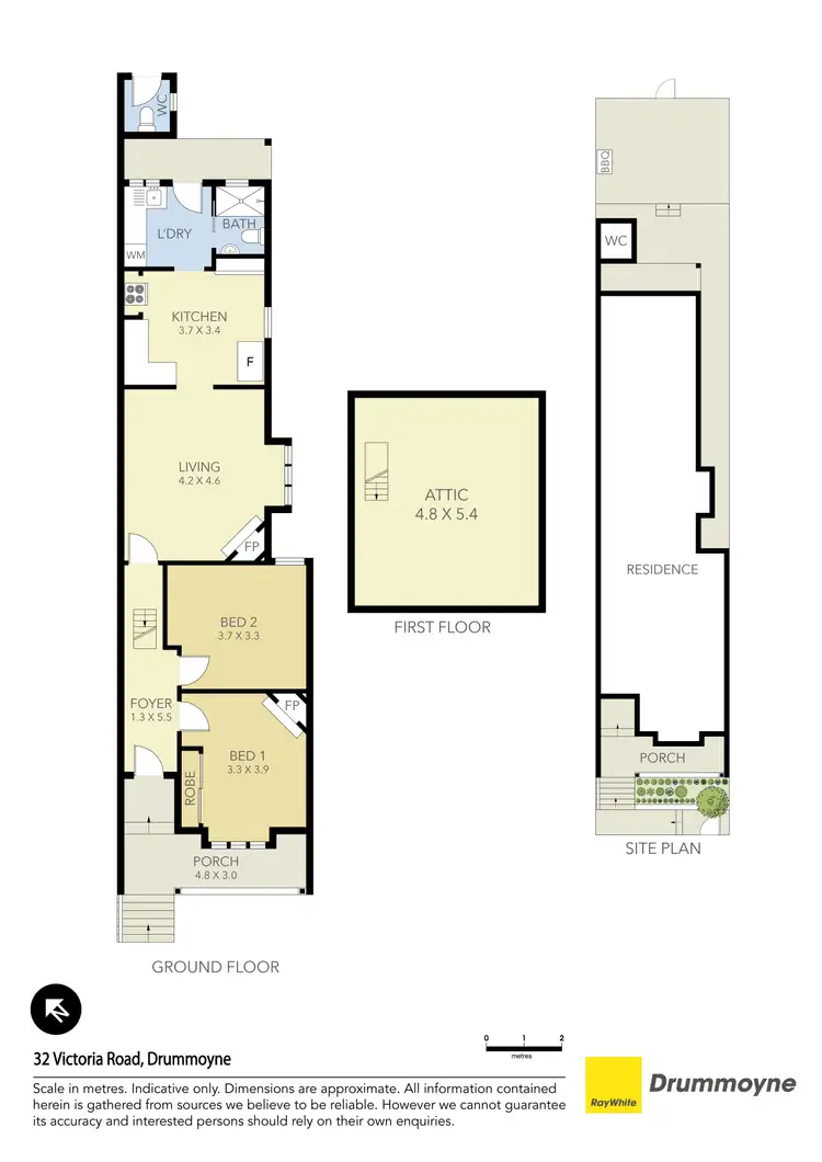 Floorplan of Homely house listing, 32 Victoria Road, Drummoyne NSW 2047