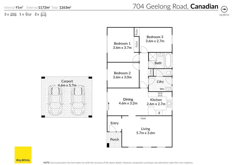 Floorplan of Homely house listing, 704 Geelong Road, Canadian VIC 3350