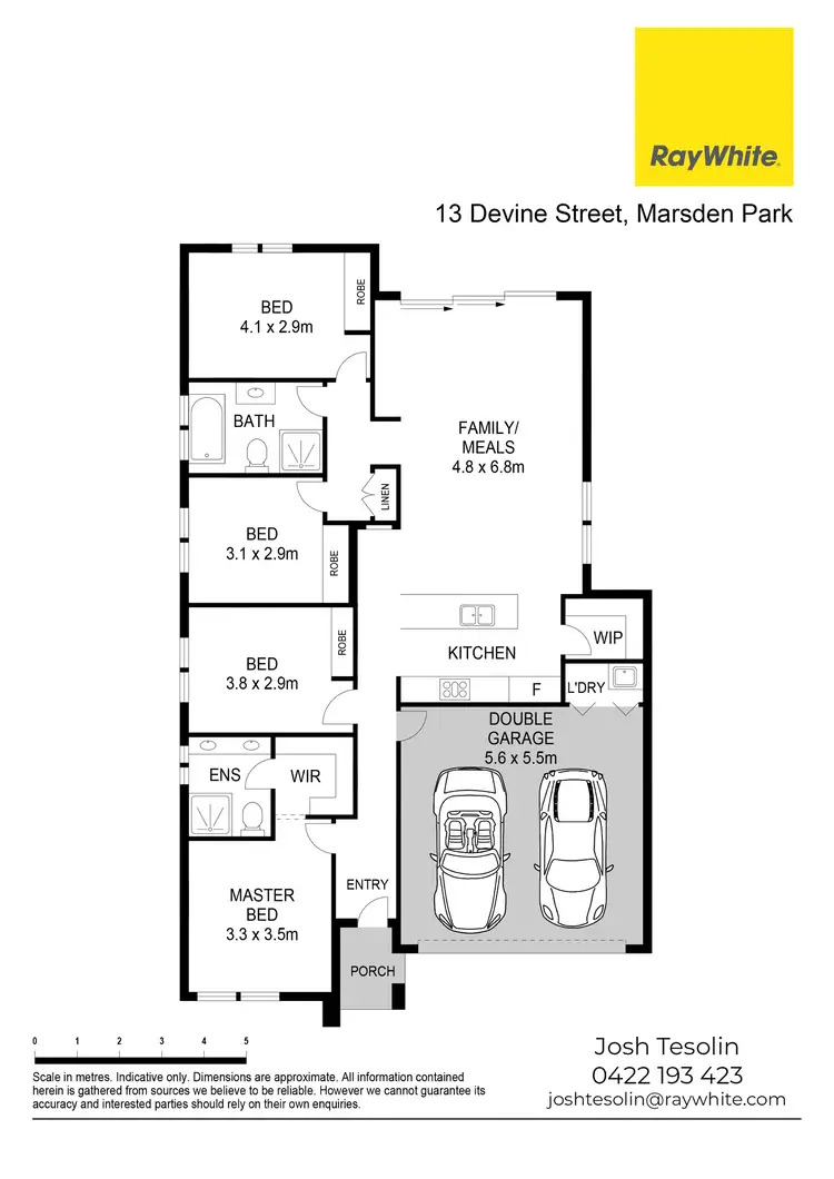 Floorplan of Homely house listing, 13 Devine Street, Marsden Park NSW 2765