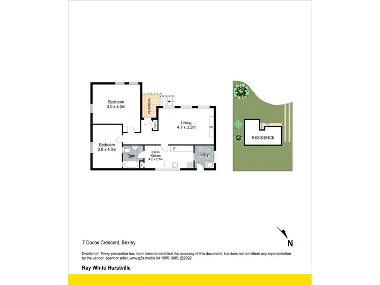 Floorplan of Homely house listing, 7 Docos Crescent, Bexley NSW 2207