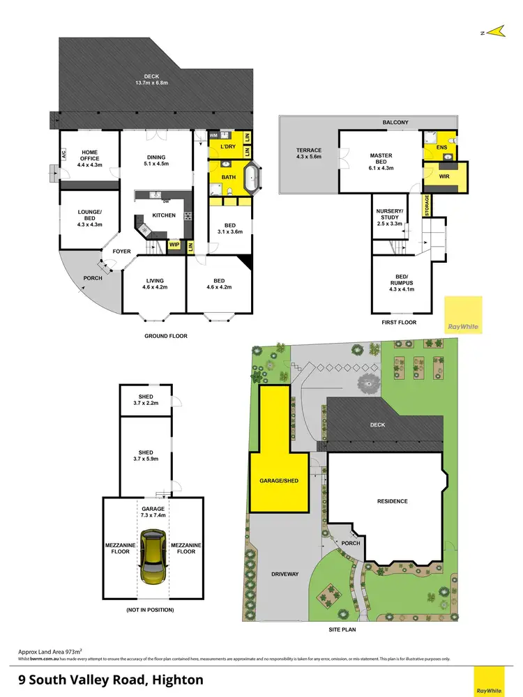 Floorplan of Homely house listing, 9 South Valley Road, Highton VIC 3216