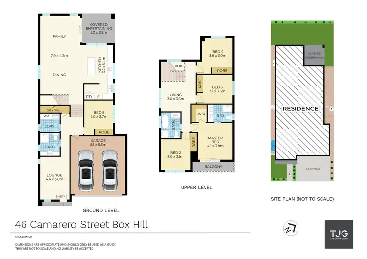 Floorplan of Homely house listing, 46 Camarero Street, Box Hill NSW 2765