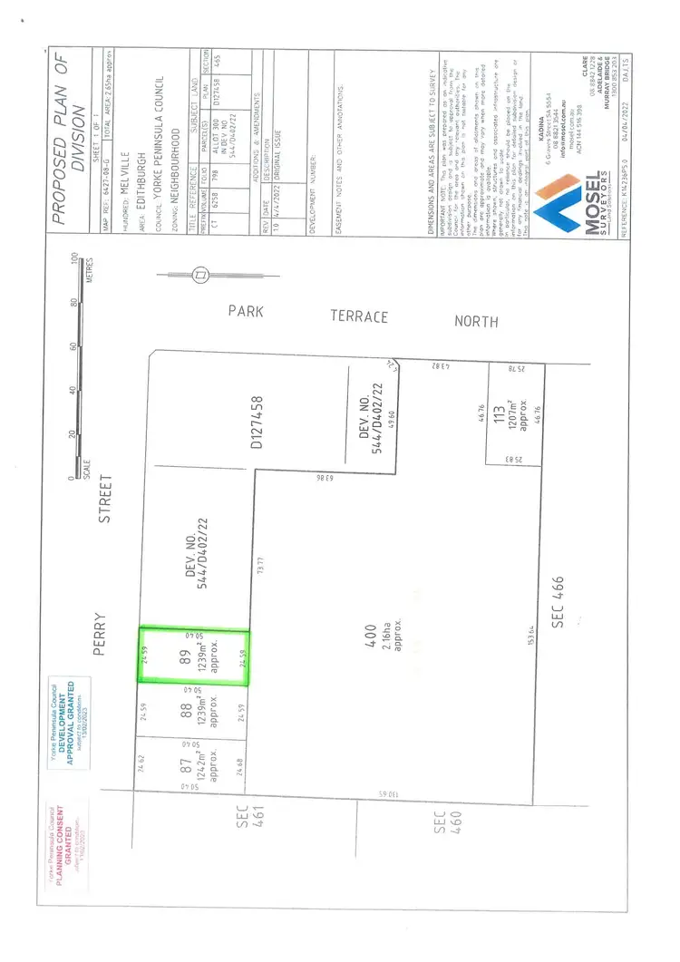Floorplan of Homely land listing, Lot 89 Perry Street, Edithburgh SA 5583