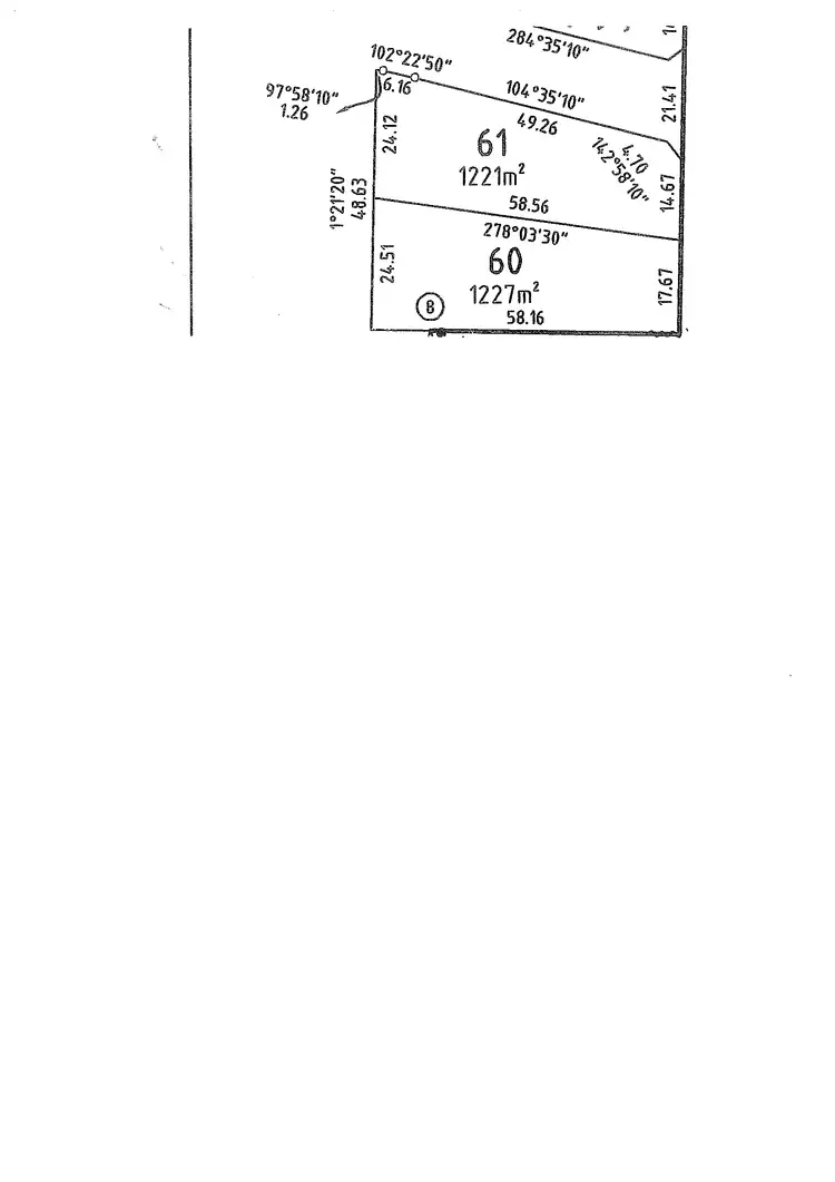 Floorplan of Homely land listing, 61 Park Terrace North, Edithburgh SA 5583