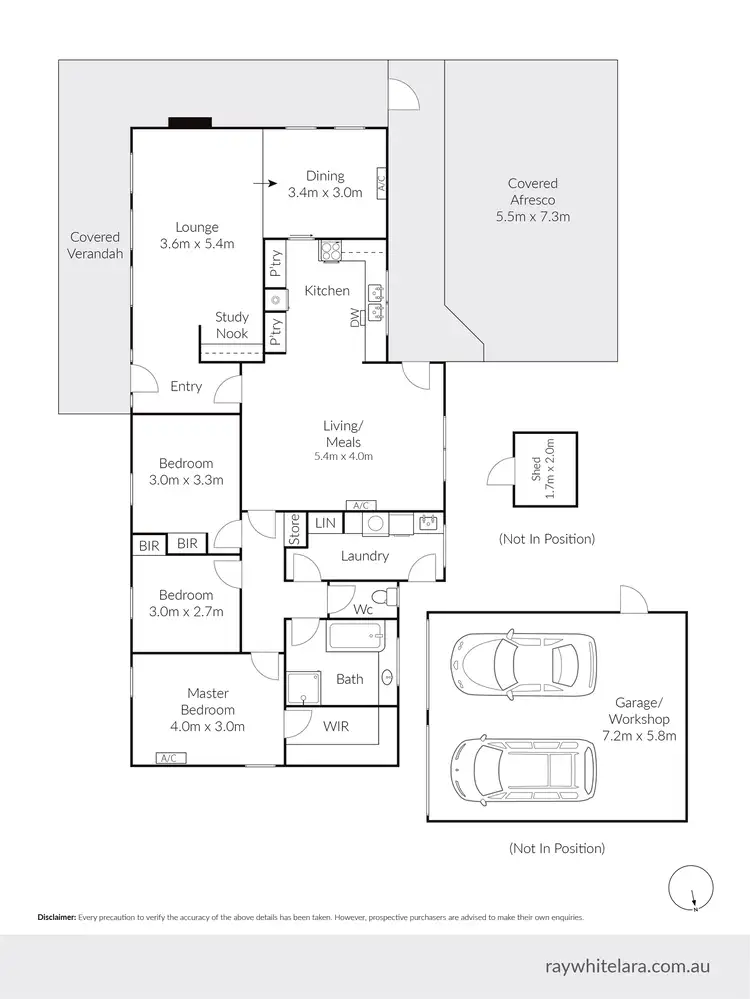 Floorplan of Homely house listing, 1 Henderson Drive, Lara VIC 3212
