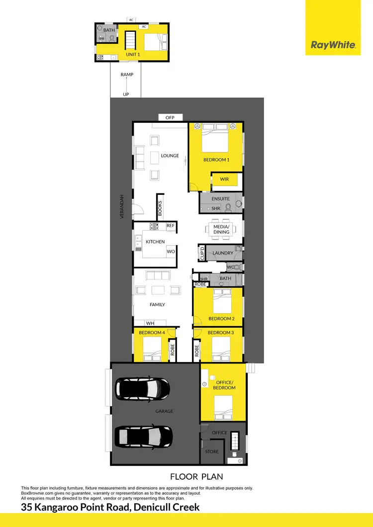 Floorplan of Homely house listing, 35 Kangaroo Point Road, Denicull Creek VIC 3377