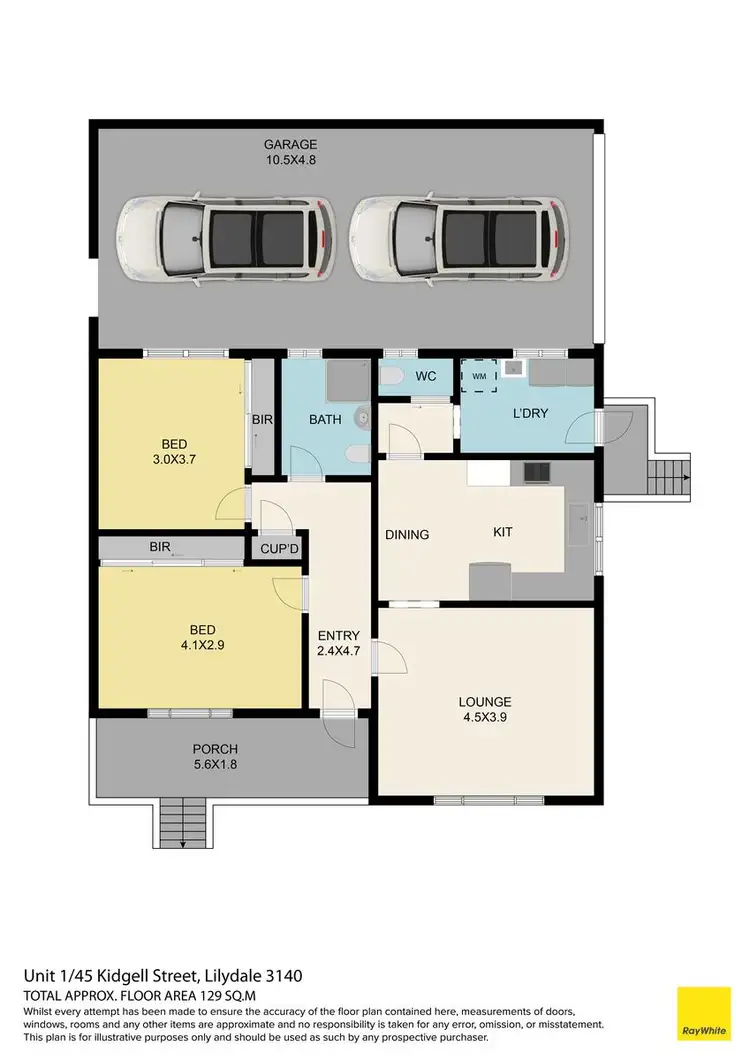 Floorplan of Homely house listing, 1/45 Kidgell Street, Lilydale VIC 3140