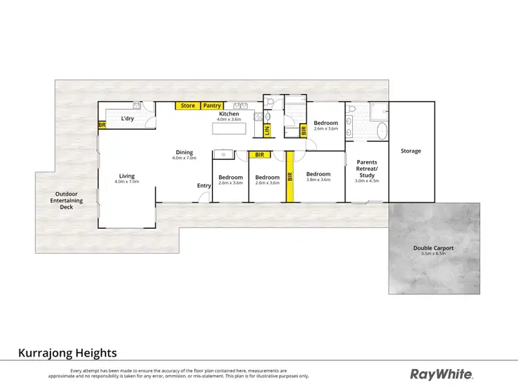 Floorplan of Homely house listing, 4 Vista Place, Kurrajong Heights NSW 2758