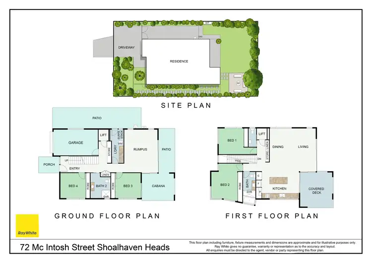 Floorplan of Homely house listing, 72 McIntosh Street, Shoalhaven Heads NSW 2535