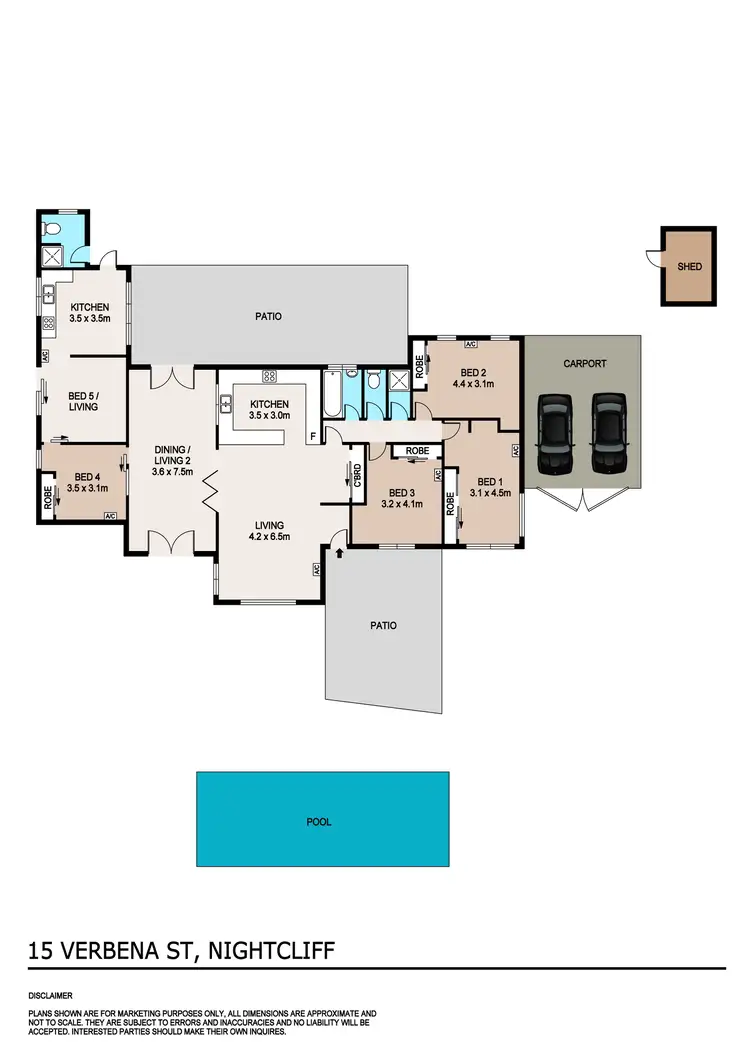Floorplan of Homely house listing, 15 Verbena Street, Nightcliff NT 810