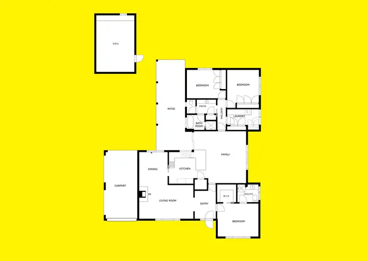 Floorplan of Homely house listing, 5 Mckay Place, Mildura VIC 3500