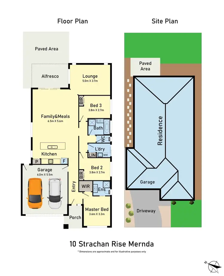 Floorplan of Homely house listing, 10 Strachan Rise, Mernda VIC 3754