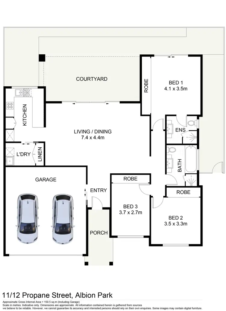 Floorplan of Homely villa listing, 11/12 Propane Street, Albion Park NSW 2527