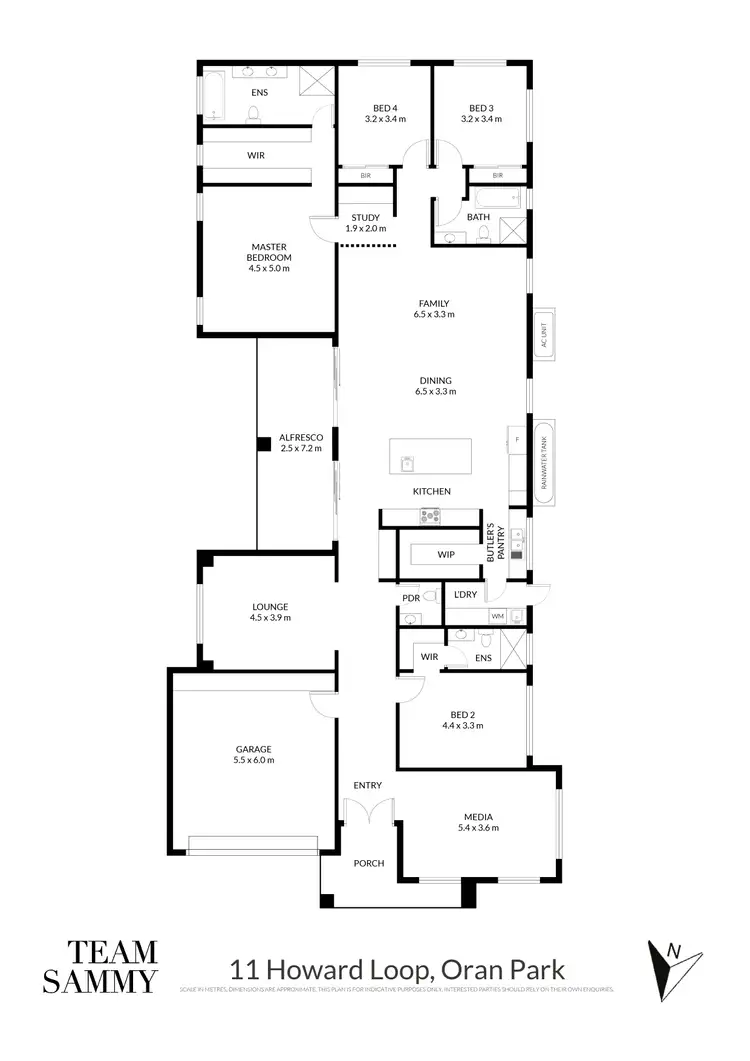 Floorplan of Homely house listing, 11 Howard Loop, Oran Park NSW 2570