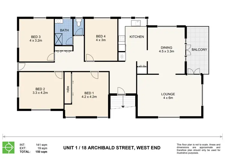 Floorplan of Homely block of units listing, 18 Archibald Street, West End QLD 4101