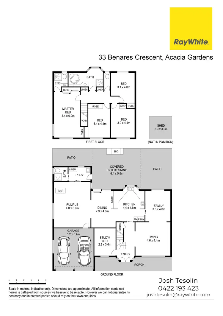 Floorplan of Homely house listing, 33 Benares Crescent, Acacia Gardens NSW 2763