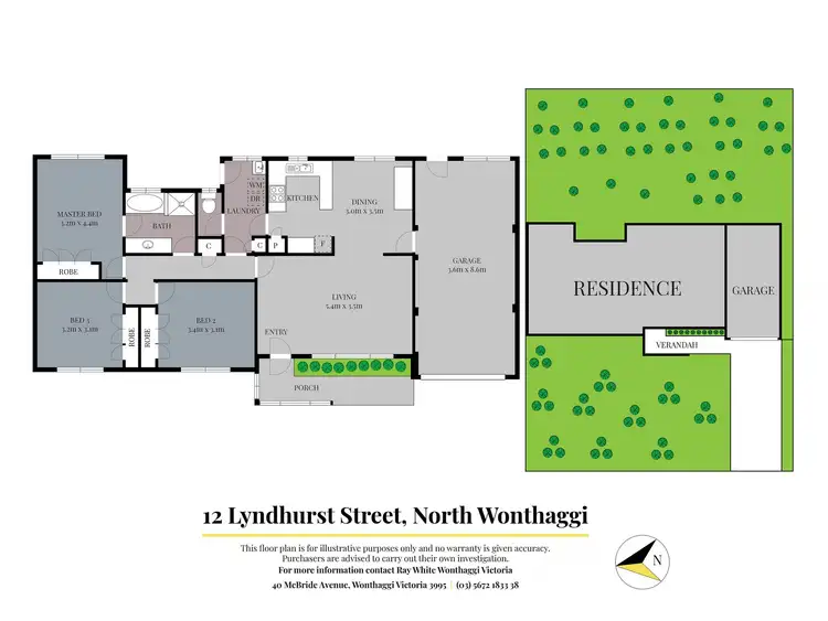 Floorplan of Homely house listing, 12 Lyndhurst Street, Wonthaggi VIC 3995