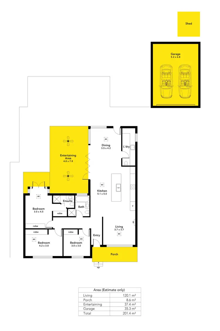 Floorplan of Homely house listing, 46 O'Neil Street, Panorama SA 5041