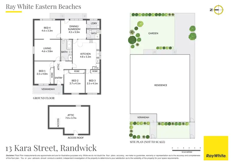 Floorplan of Homely house listing, 13 Kara Street, Randwick NSW 2031