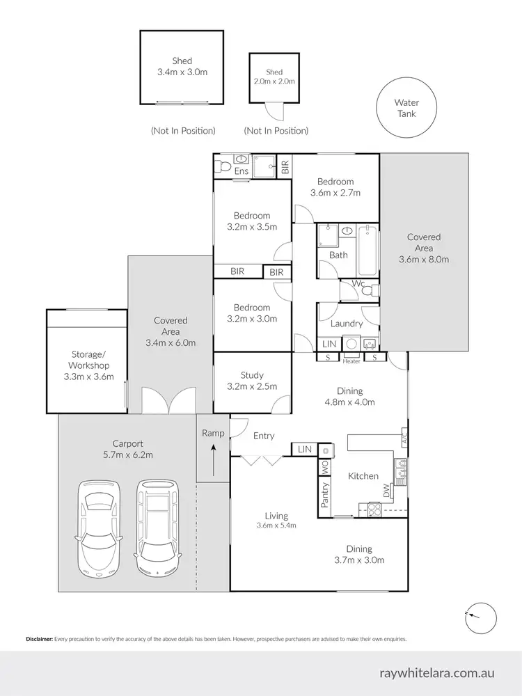 Floorplan of Homely house listing, 50 Benjamin Drive, Lara VIC 3212