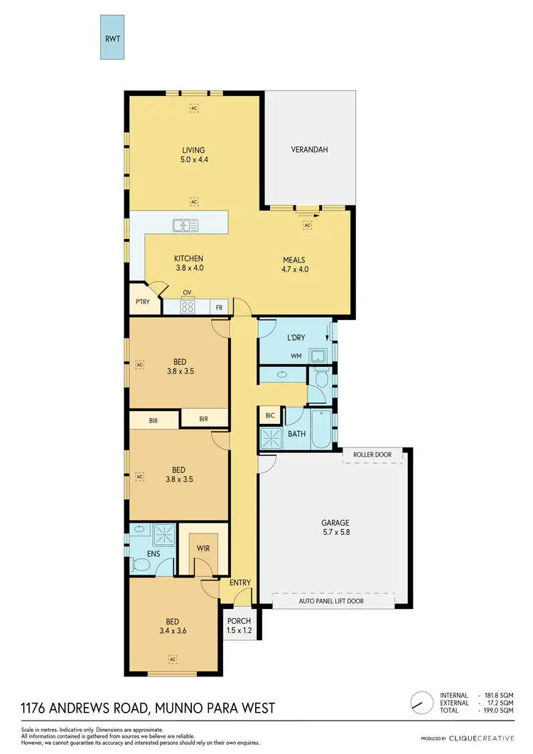 Floorplan of Homely house listing, 1176 Andrews Road, Munno Para West SA 5115