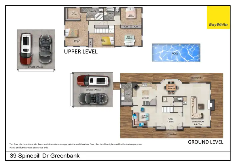 Floorplan of Homely house listing, 39 Spinebill Drive, Greenbank QLD 4124