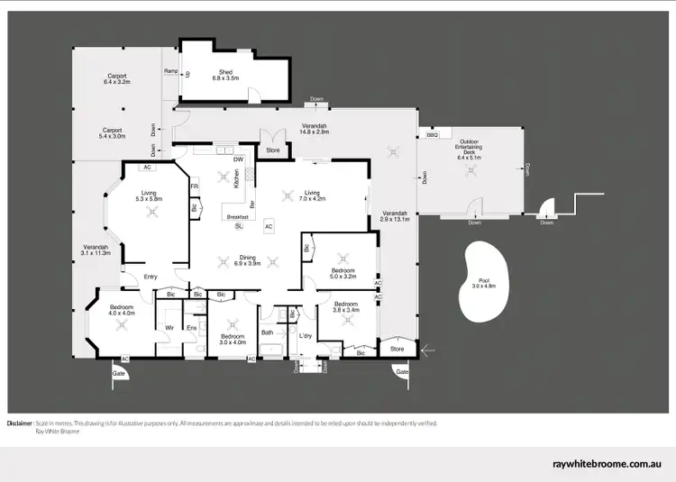 Floorplan of Homely house listing, 16 Gibson Retreat, Cable Beach WA 6726