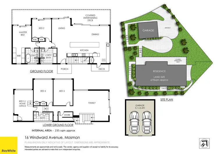 Floorplan of Homely house listing, 16 Windward Avenue, Mosman NSW 2088