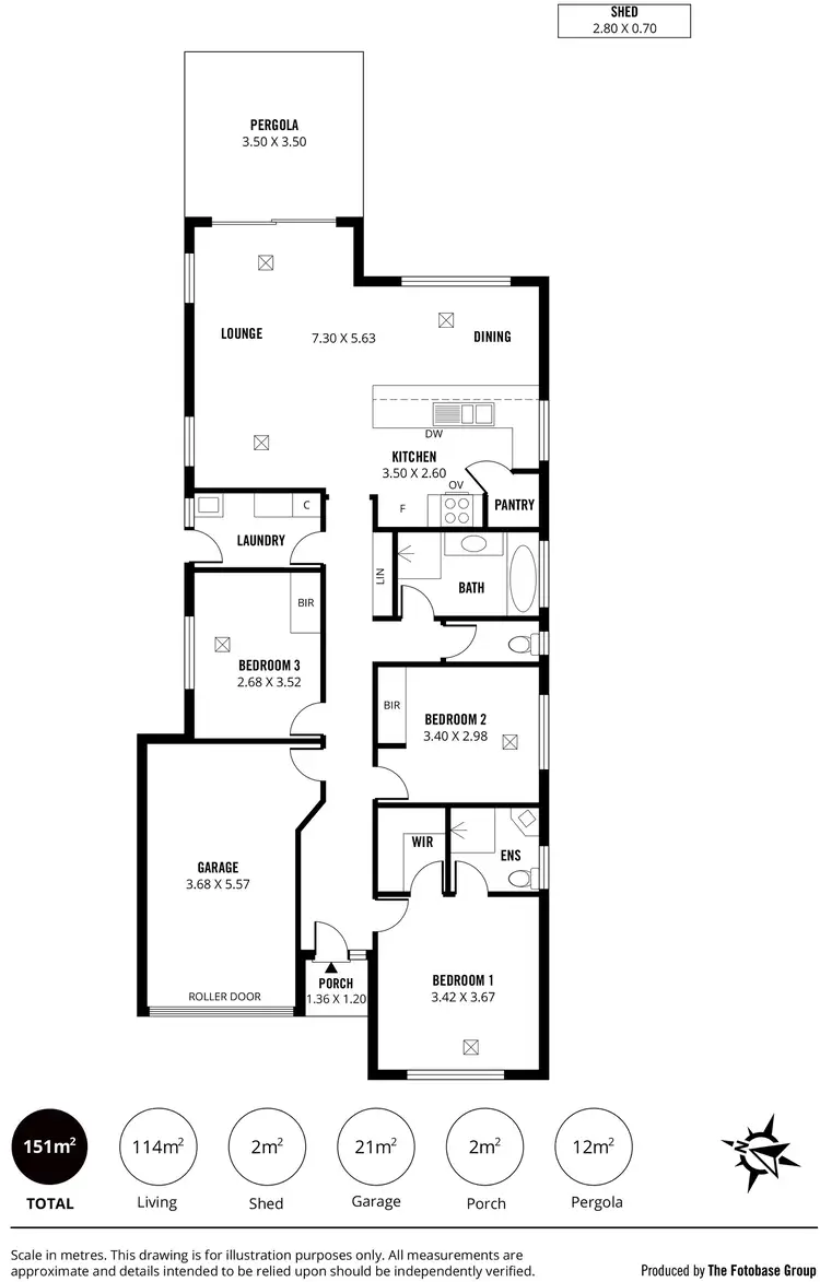 Floorplan of Homely house listing, 43 West Parkway, Mount Barker SA 5251