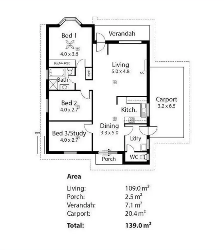 Floorplan of Homely house listing, 2 Stoddart Street, Strathalbyn SA 5255