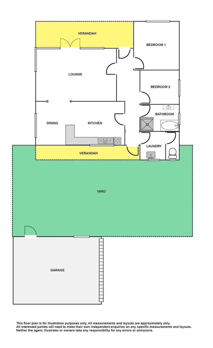 Floorplan of Homely house listing, 5 Tansell Street, Port Augusta West SA 5700