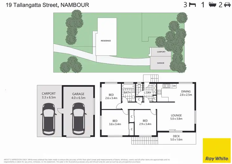 Floorplan of Homely house listing, 19 Tallangatta Street, Nambour QLD 4560