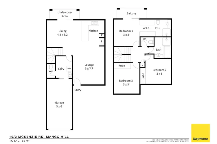Floorplan of Homely townhouse listing, 10/2 Mckenzie Road, Mango Hill QLD 4509