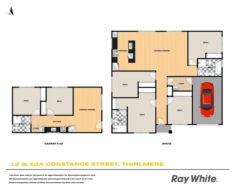 Floorplan of Homely house listing, 12 & 12A Constance Street, Thirlmere NSW 2572