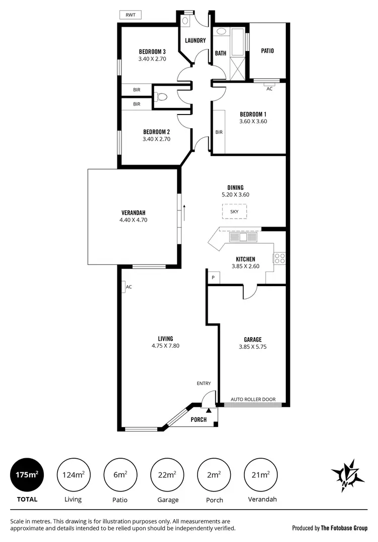Floorplan of Homely house listing, 5 Champagne Crescent, Woodcroft SA 5162