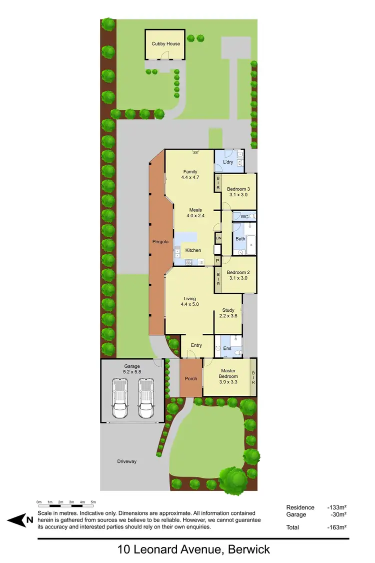 Floorplan of Homely house listing, 10 Leonard Avenue, Berwick VIC 3806