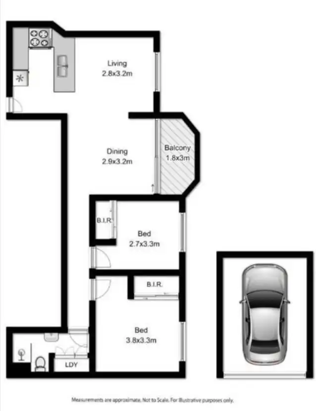 Floorplan of Homely apartment listing, 42/322-340 Bourke Street, Surry Hills NSW 2010