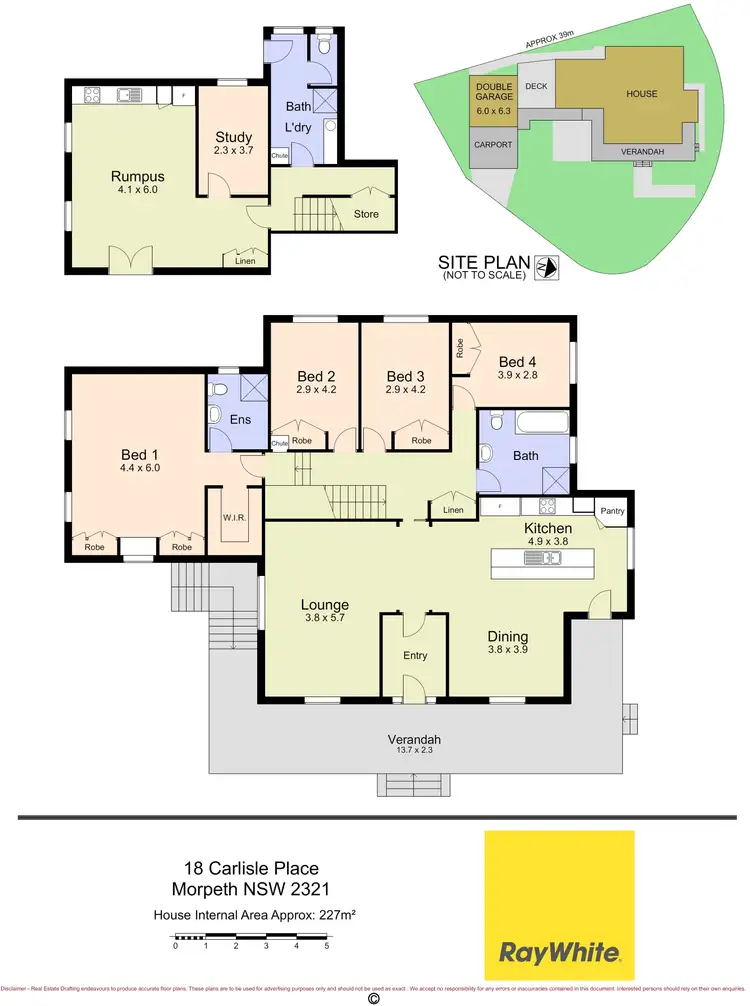 Floorplan of Homely house listing, 18 Carlisle Place, Morpeth NSW 2321