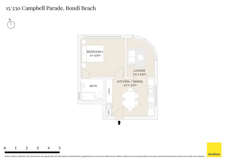 Floorplan of Homely apartment listing, 15/230 Campbell Parade, Bondi Beach NSW 2026