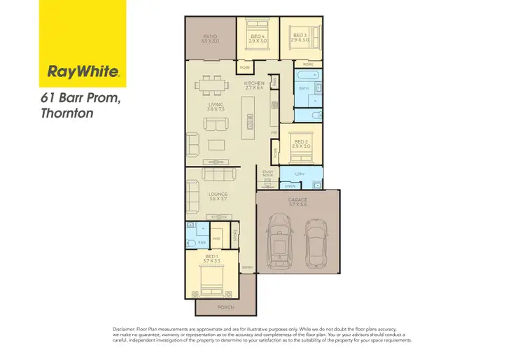 Floorplan of Homely house listing, 61 Barr Promenade, Thornton NSW 2322