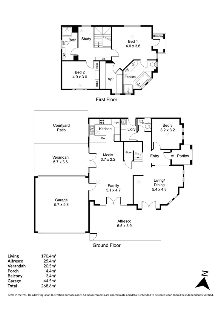 Floorplan of Homely house listing, 18 Rhyl Avenue, Wayville SA 5034