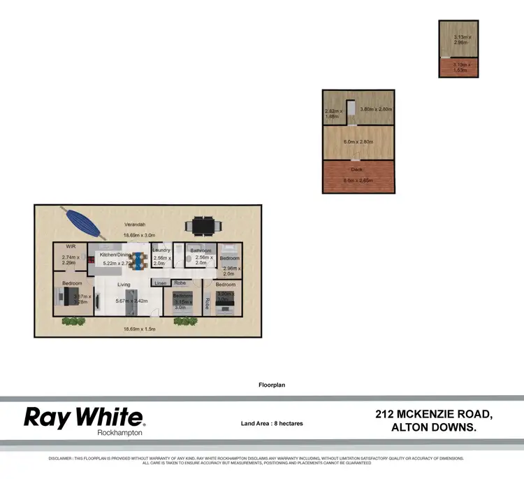 Floorplan of Homely house listing, 212 Mckenzie Road, Alton Downs QLD 4702
