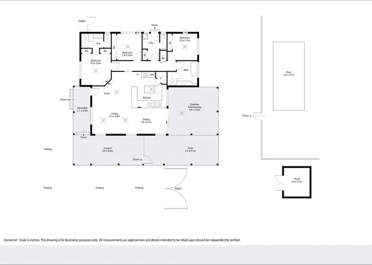 Floorplan of Homely house listing, 8 Aarons Drive, Cable Beach WA 6726