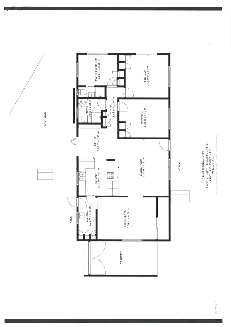 Floorplan of Homely house listing, 7 Winbirra Way, Scarness QLD 4655